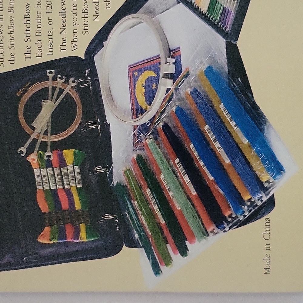 StitchBow Binder Insert By Creative World DMC Holds 15 StitchBow Floss Holders - Picture 6 of 8
